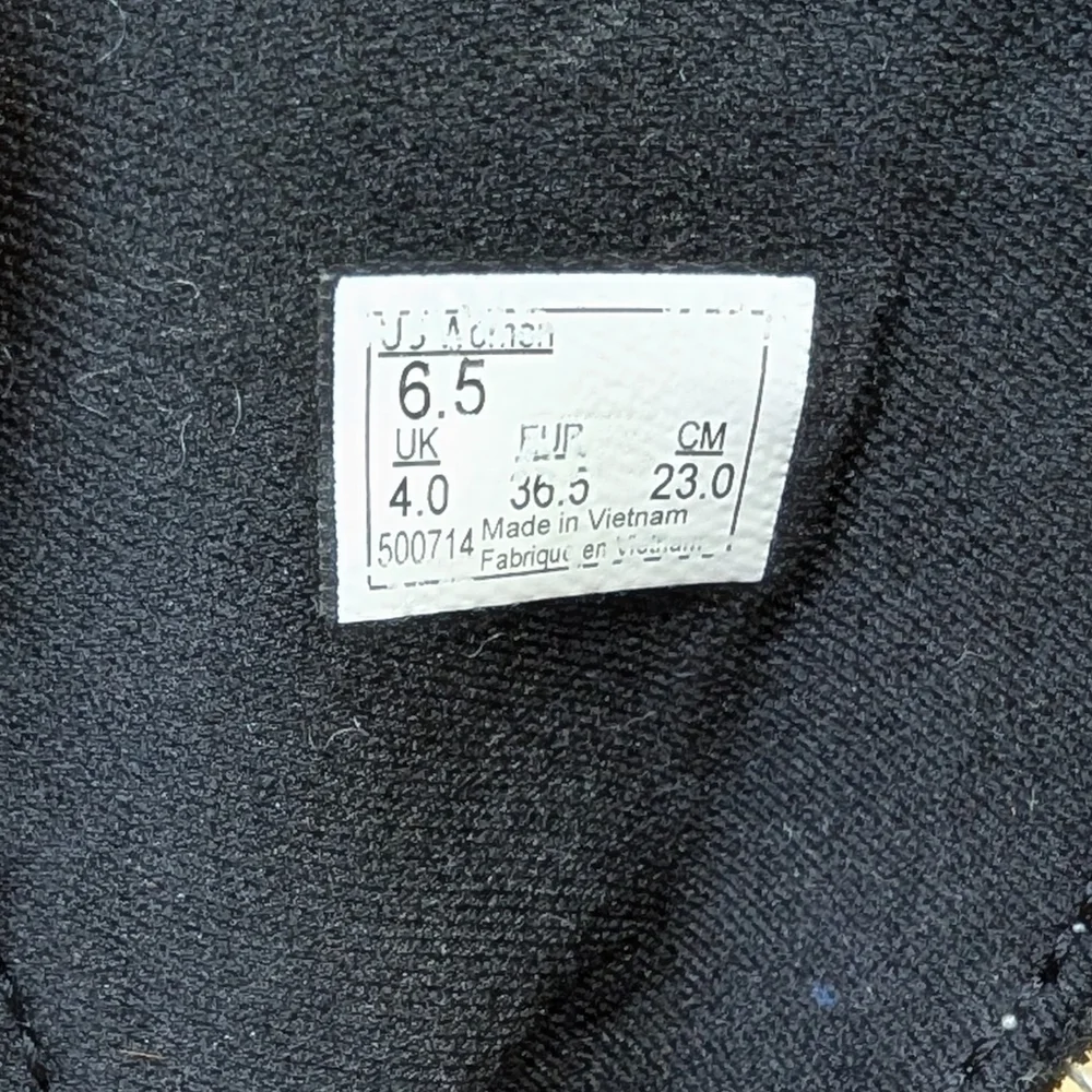 Vans | Black & White Ward Sneakers, Canvas & Suede, Size 6.5 (Flaws) - Picture 8 of 12